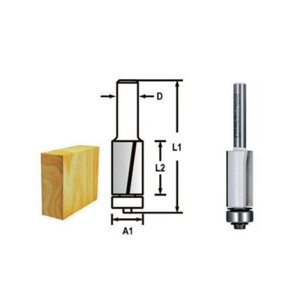 FREZE BIÇAĞI 6x9.5 mm