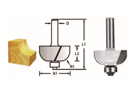 FREZE BIÇAĞI 8x31.8 mm