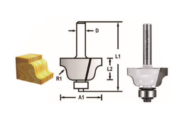 FREZE BIÇAĞI 8x28.6 mm