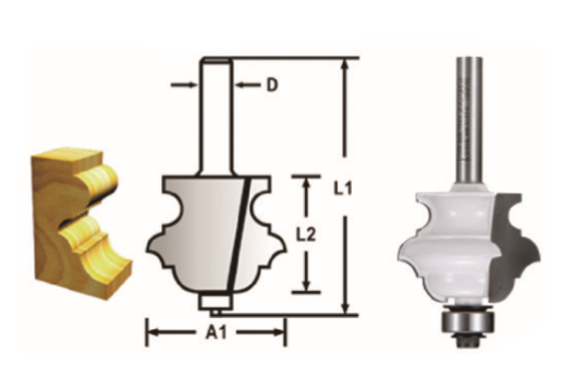 FREZE BIÇAĞI 12x57.2 mm