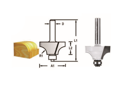 FREZE BIÇAĞI 8x20.7 mm